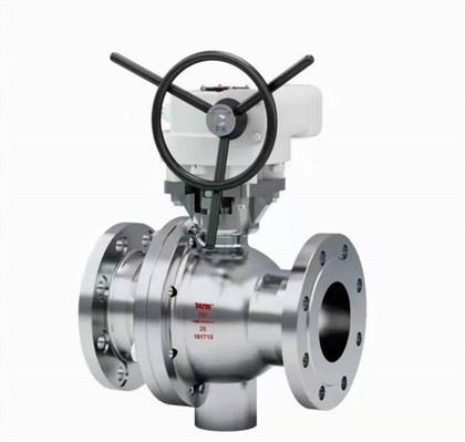 Valvola a sfera con sede in metallo trunnion